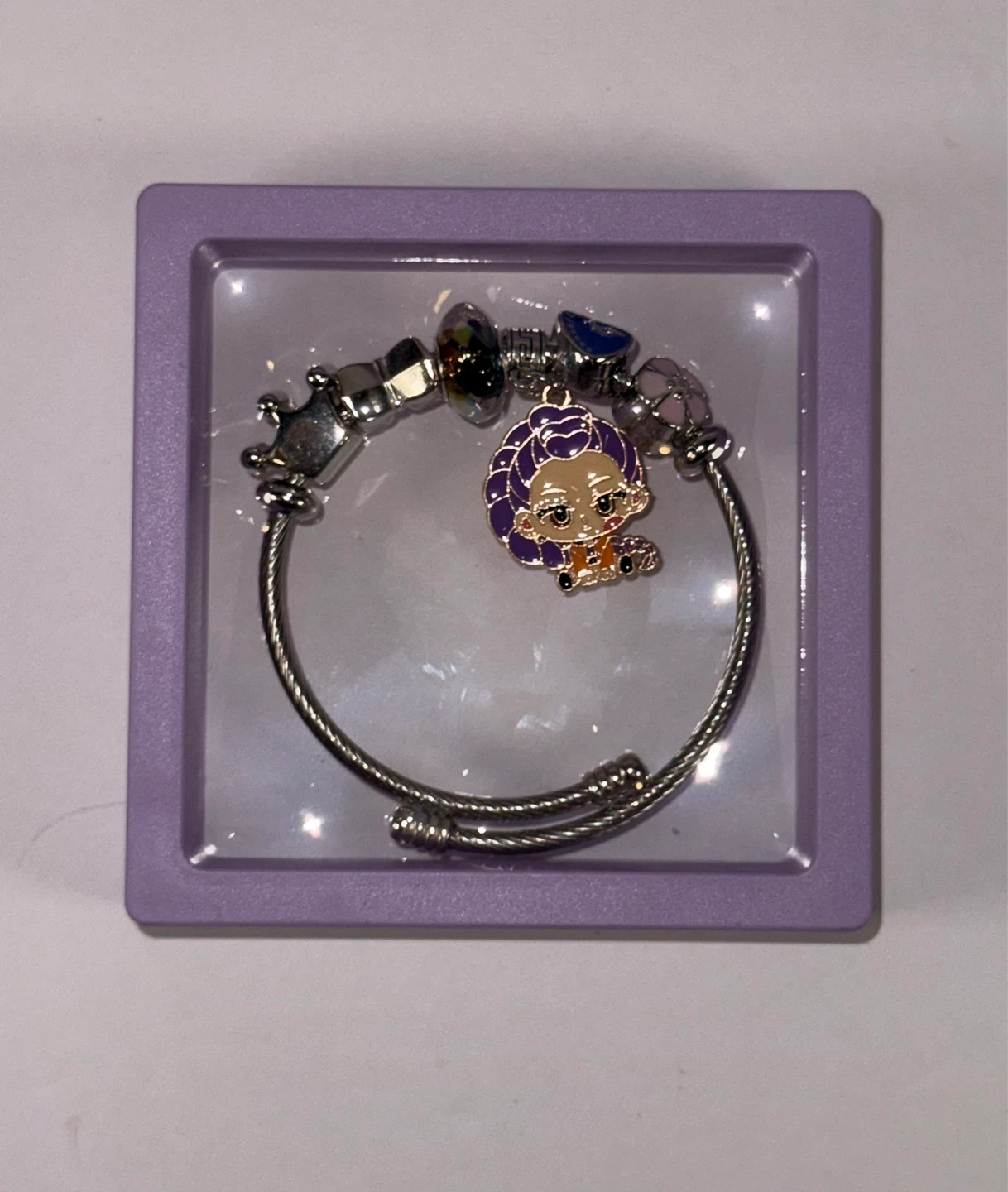 K-pop girls Charm Bracelet with  Assorted Charms ( 4 available ) - photo 2