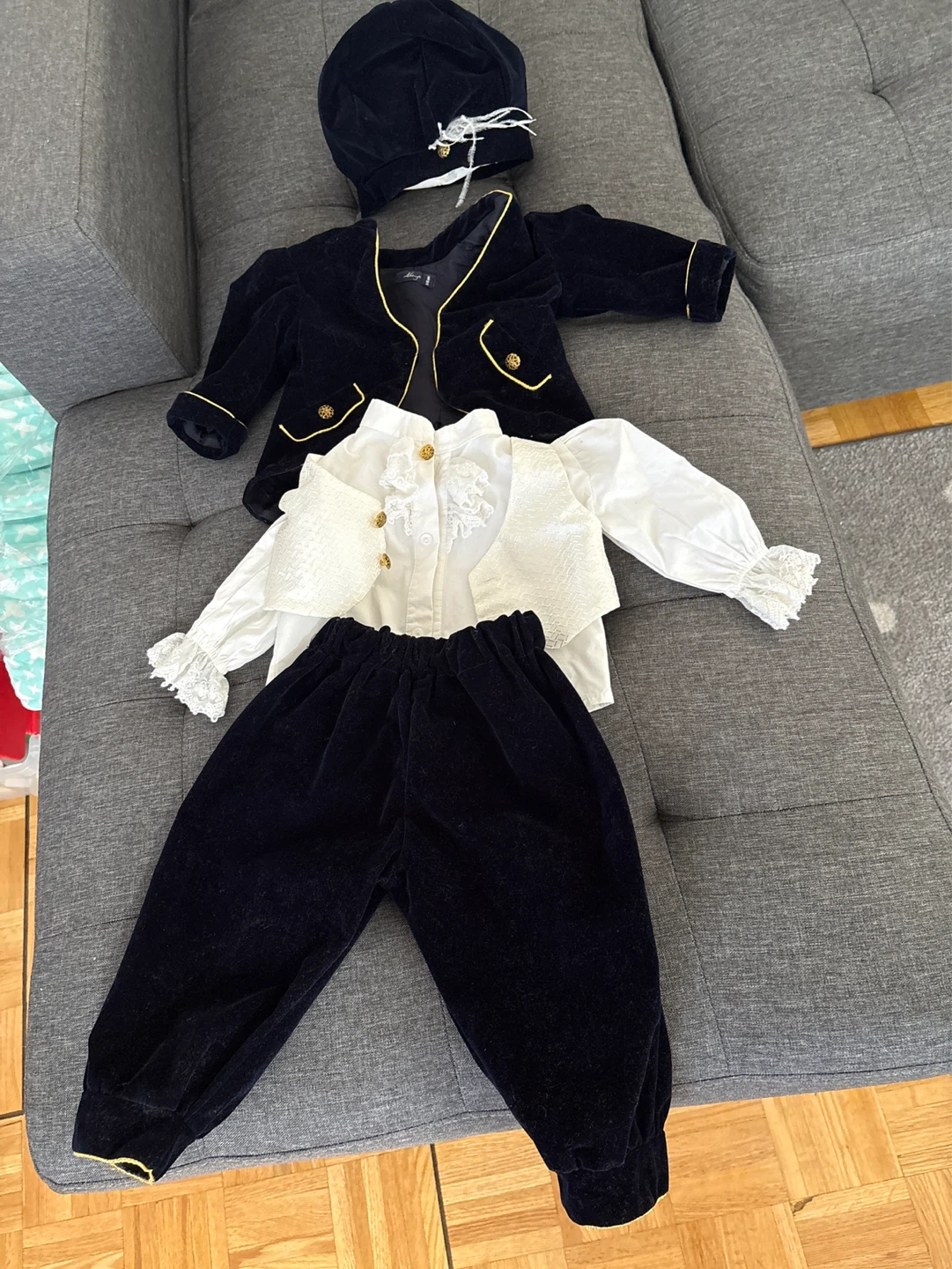 Boys Formal Velvet Outfit Set - photo 2