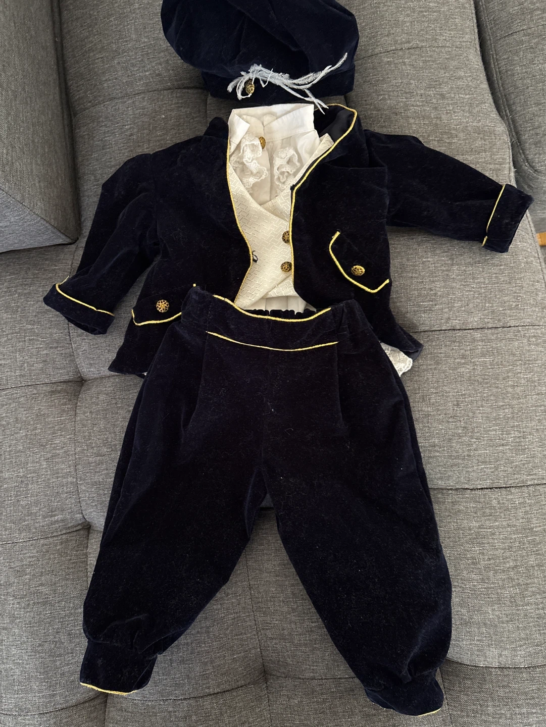 Boys Formal Velvet Outfit Set