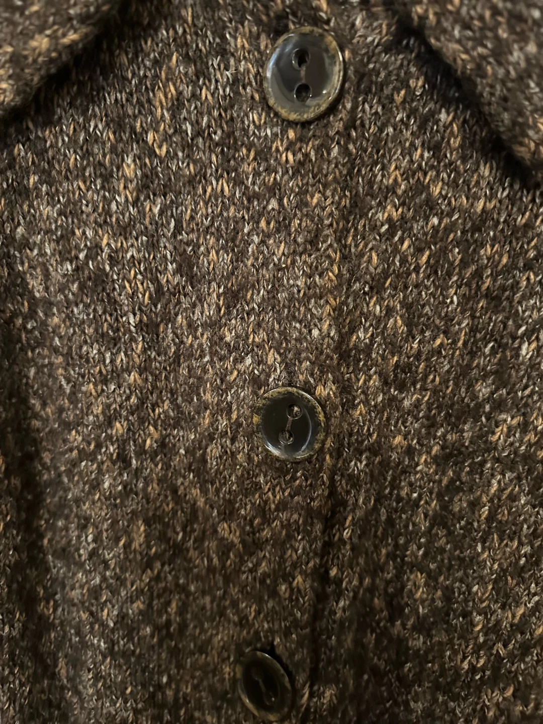 Calvin Klein Jeans Brown Knit Cotton coat - photo 3