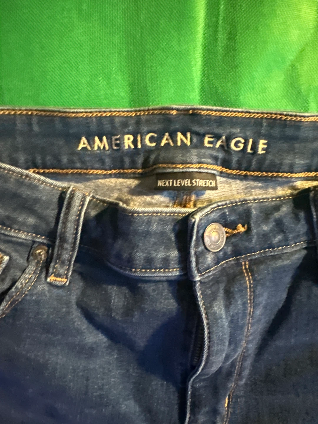 American Eagle Women's Blue Denim Jeans Next Level Stretch - photo 2