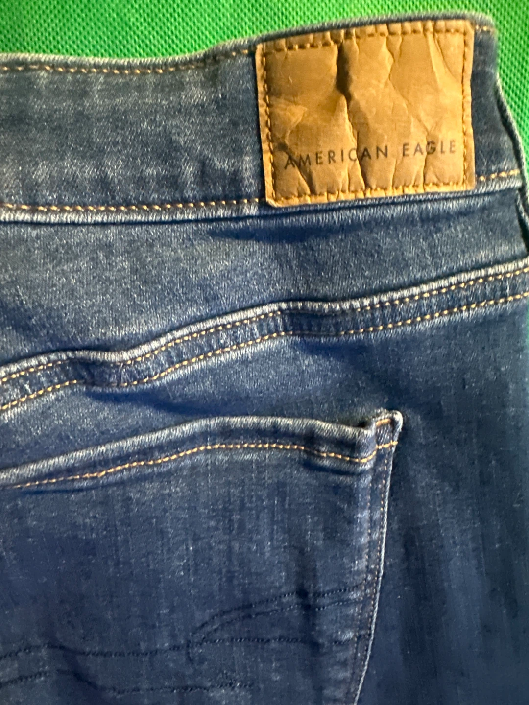 American Eagle Women's Blue Denim Jeans Next Level Stretch - photo 5