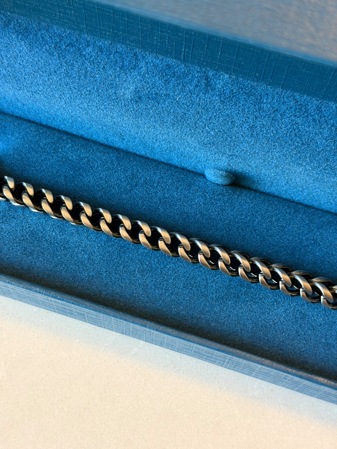 Men’s Chain Bracelet in Solid Stainless Steel - 8.5" - photo 5