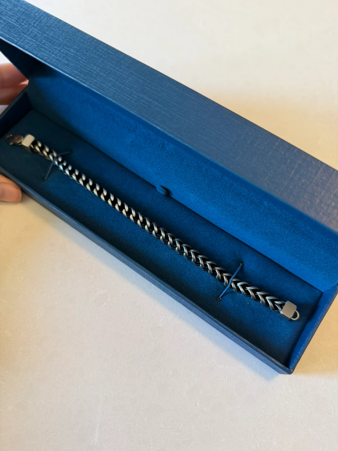 Men’s Chain Bracelet in Solid Stainless Steel - 8.5" - photo 4