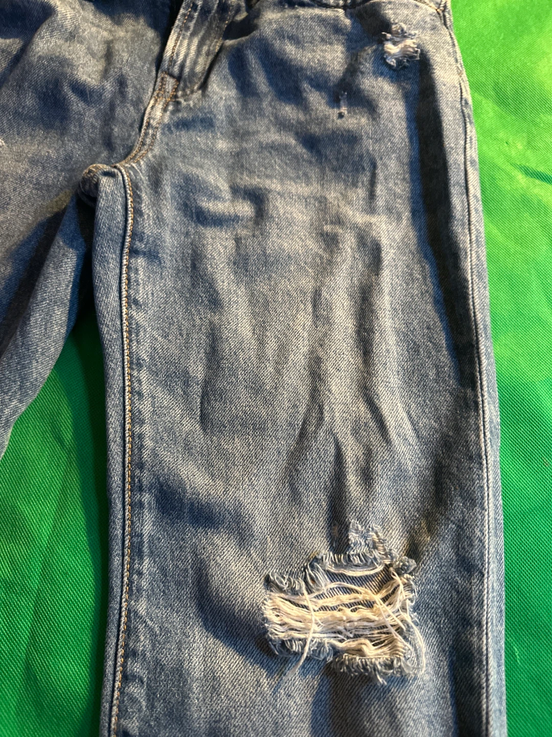 GAP  "Original" Distressed Blue Jeans - Size 14 - photo 4