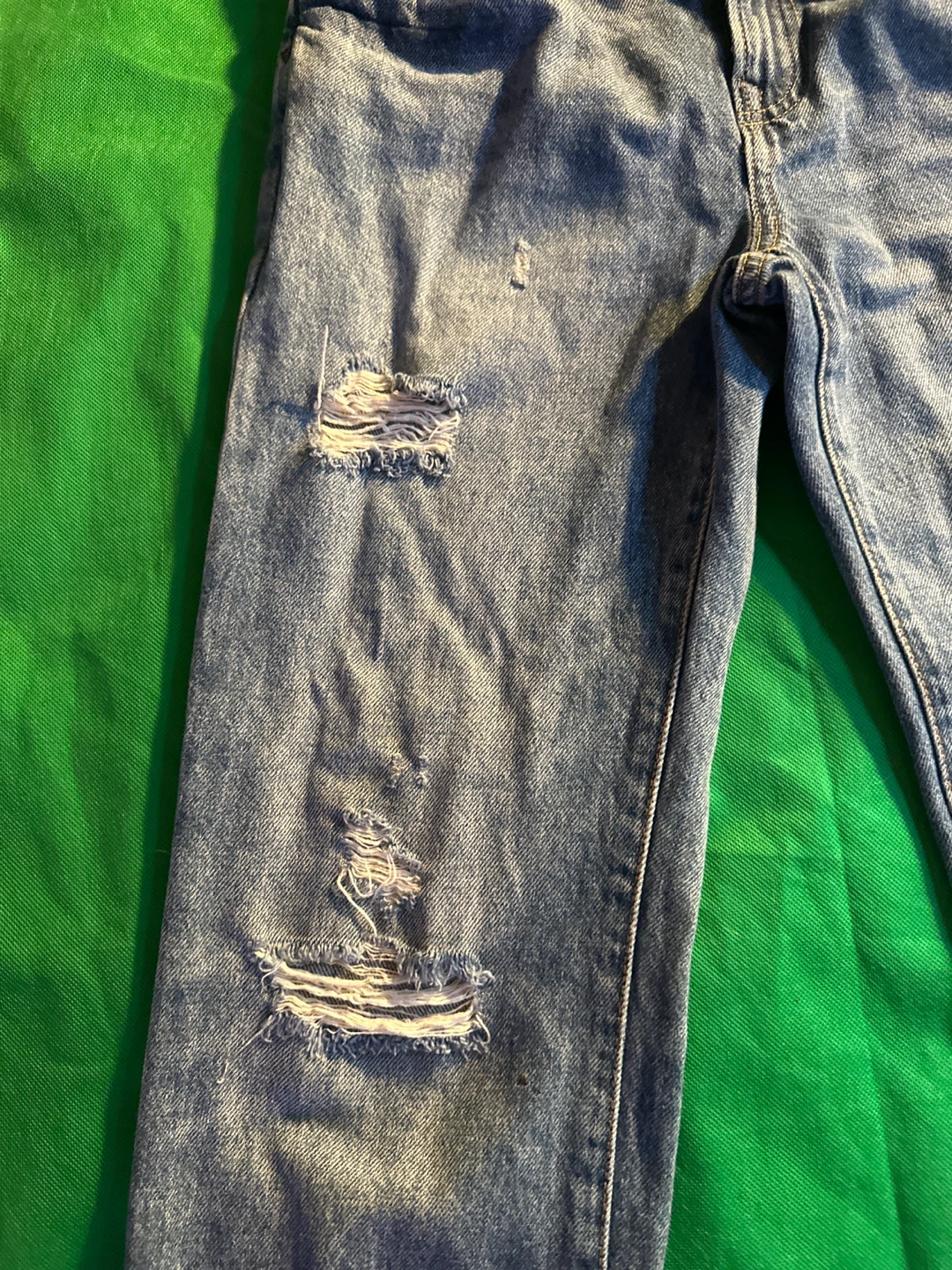 GAP  "Original" Distressed Blue Jeans - Size 14 - photo 3