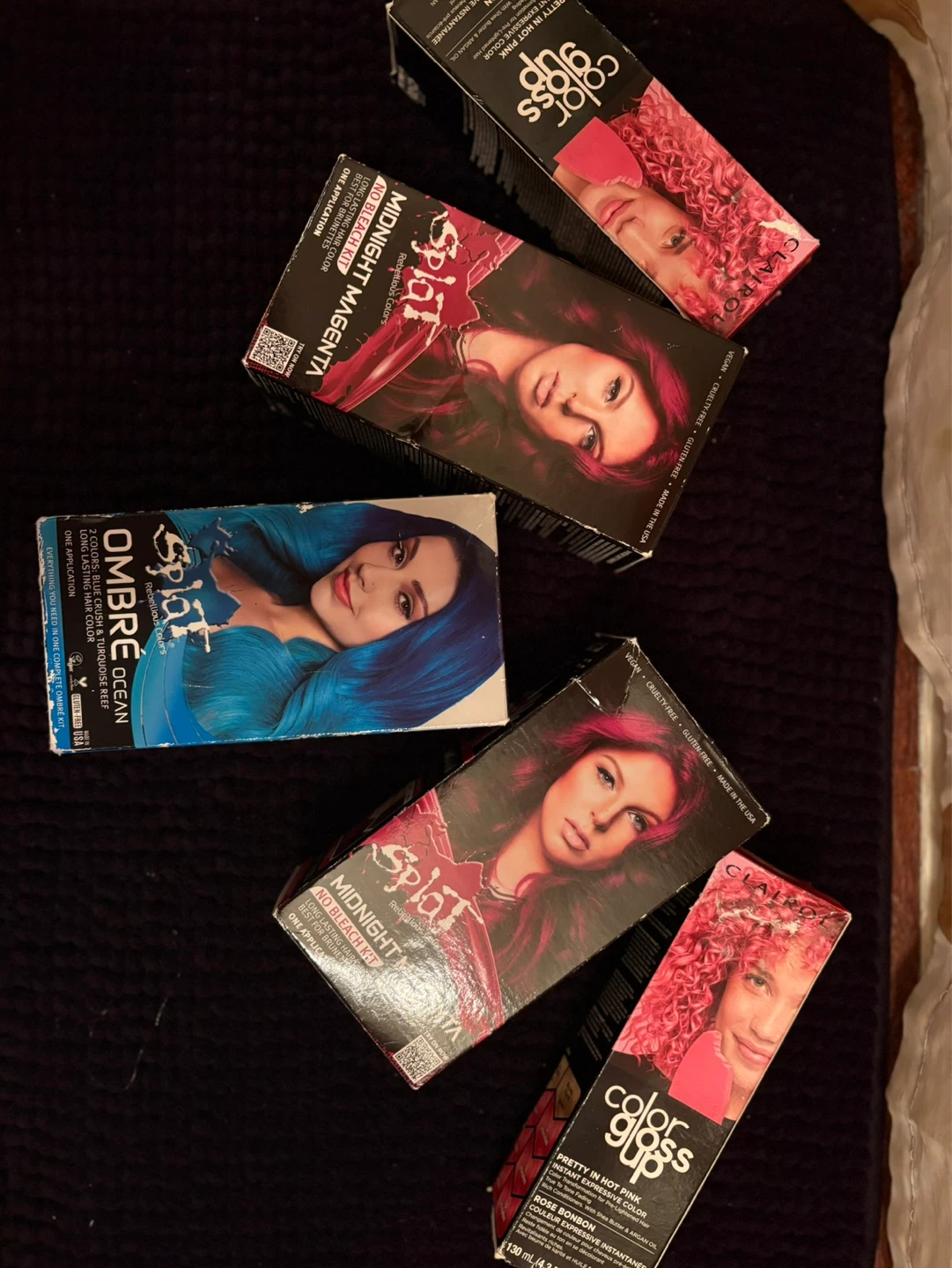 Splat & Color Gloss Hair Dye Lot