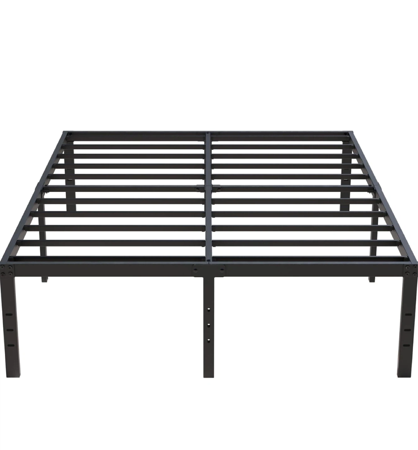Black Metal Queen Size Bed Frame - photo 2