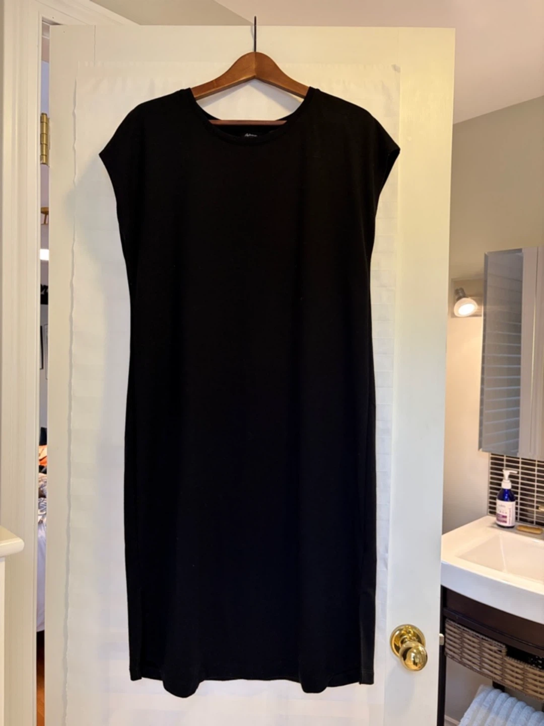 🌱 Reitmans Black T-Shirt Dress XL - photo 2