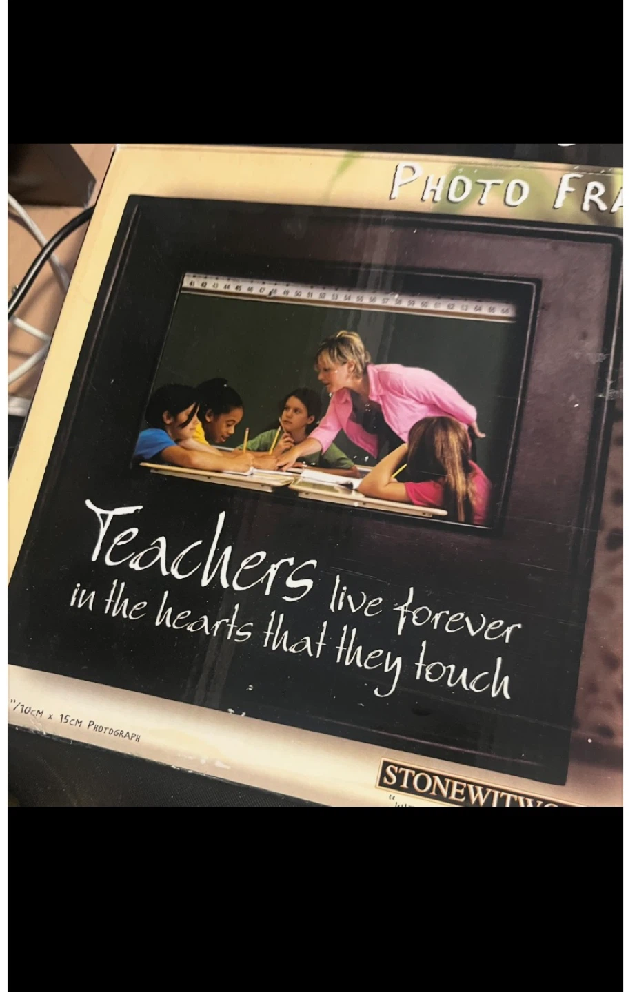 Photo Frame (Teacher) for 10cm x 15cm Photograph
