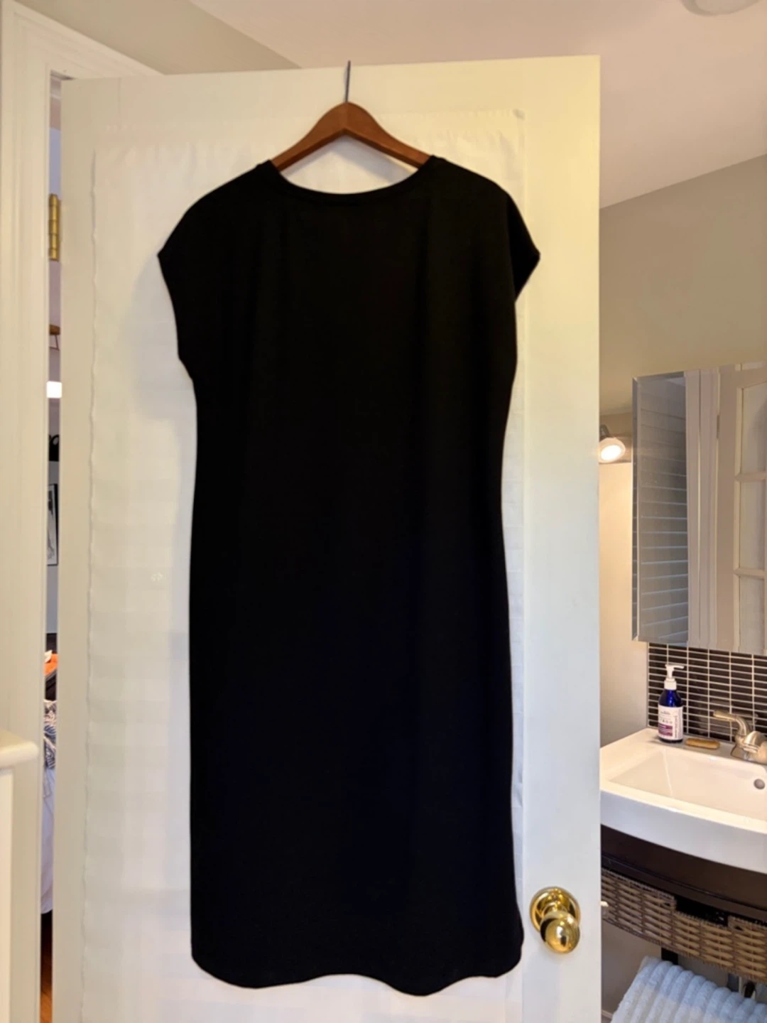 🌱 Reitmans Black T-Shirt Dress XL - photo 4