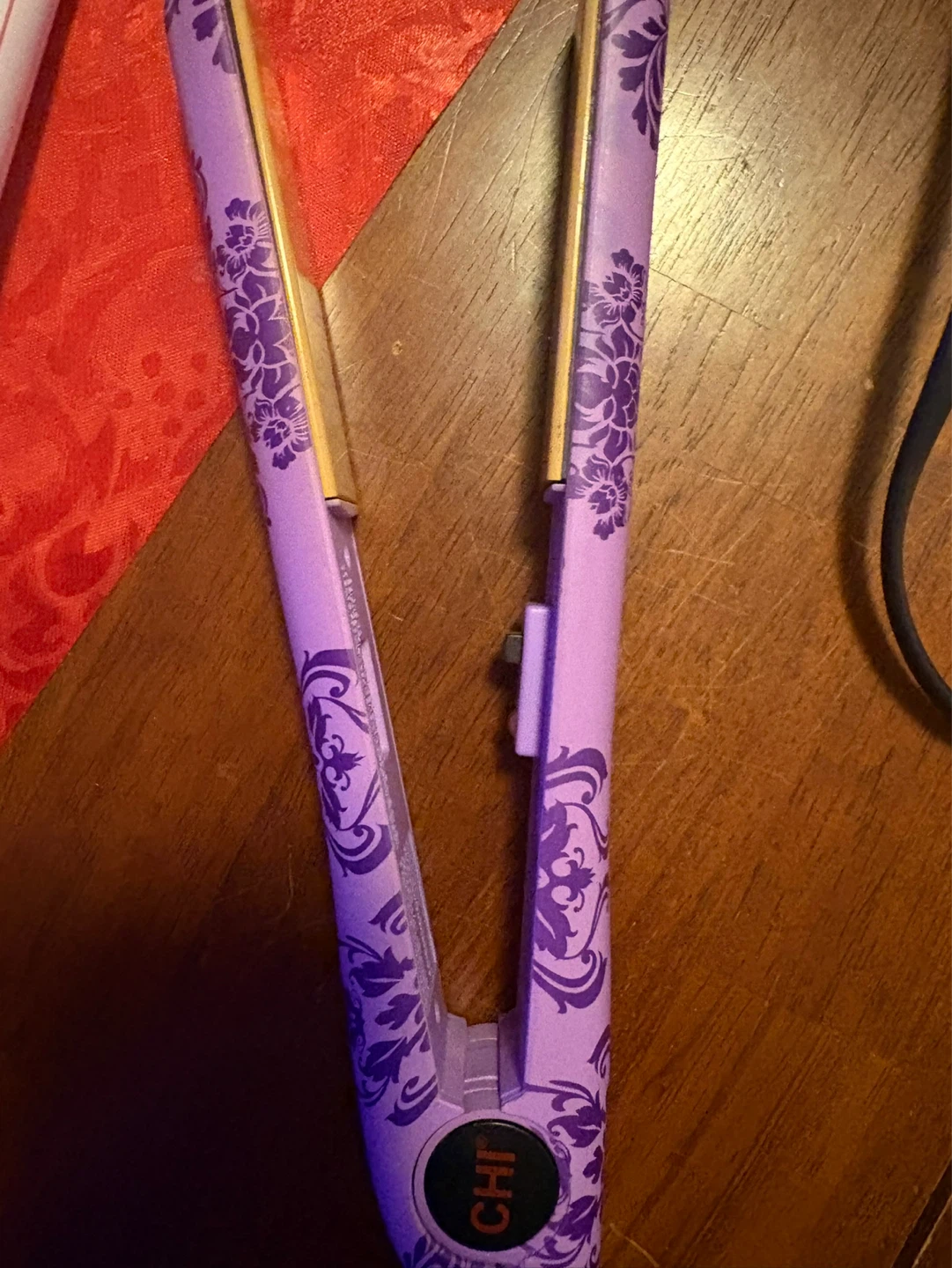 CHI Ceramic Hair Straightener - Purple Floral - photo 2