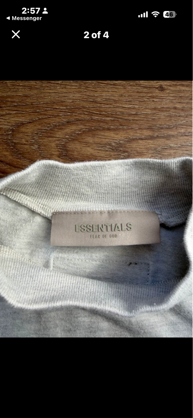 ESSENTIALS Fear of God Long Sleeve T-Shirt - photo 4