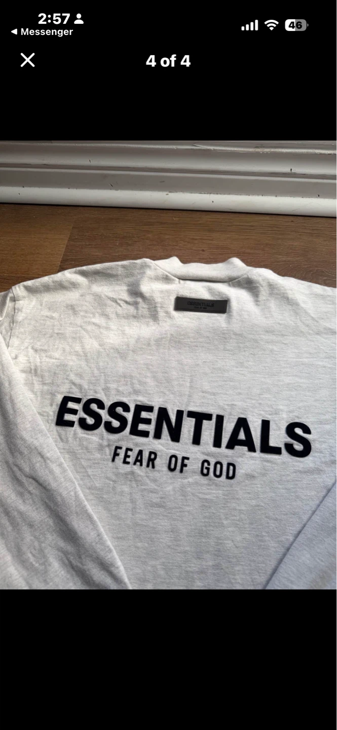ESSENTIALS Fear of God Long Sleeve T-Shirt - photo 3