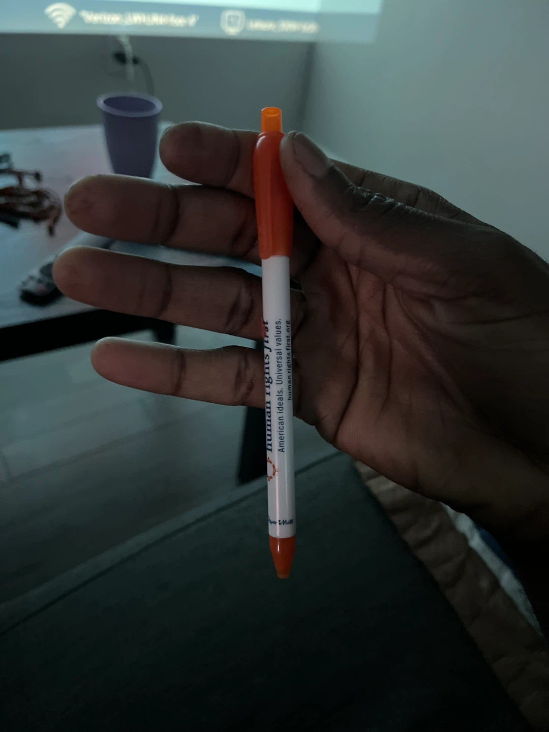 Human Rights First Promotional Pen