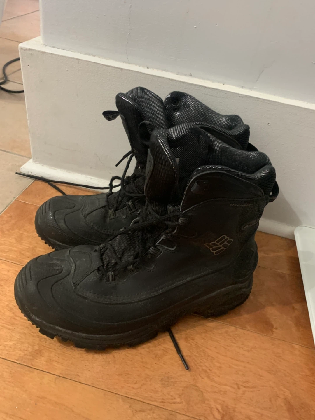 Columbia Black Winter Boots size 10.5 men - photo 2
