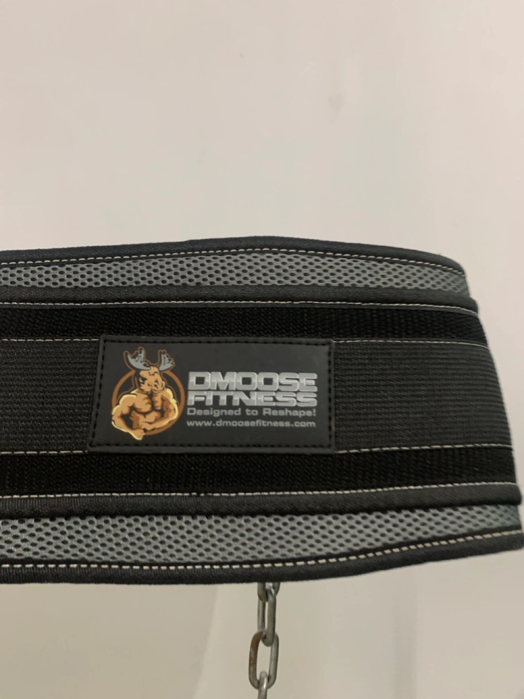 DMoose Fitness Weightlifting Belt with Chain - photo 2