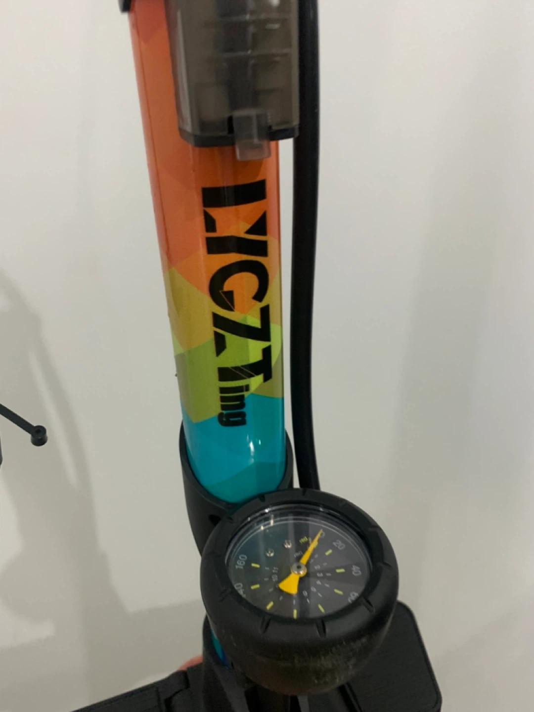 LYGZ1in Floor Bike Pump with Gauge - photo 2