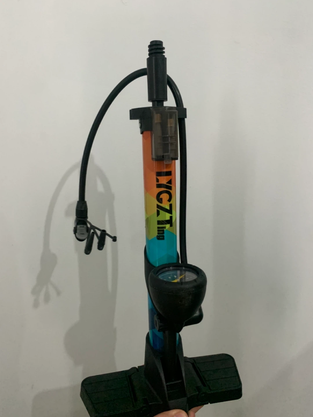 LYGZ1in Floor Bike Pump with Gauge