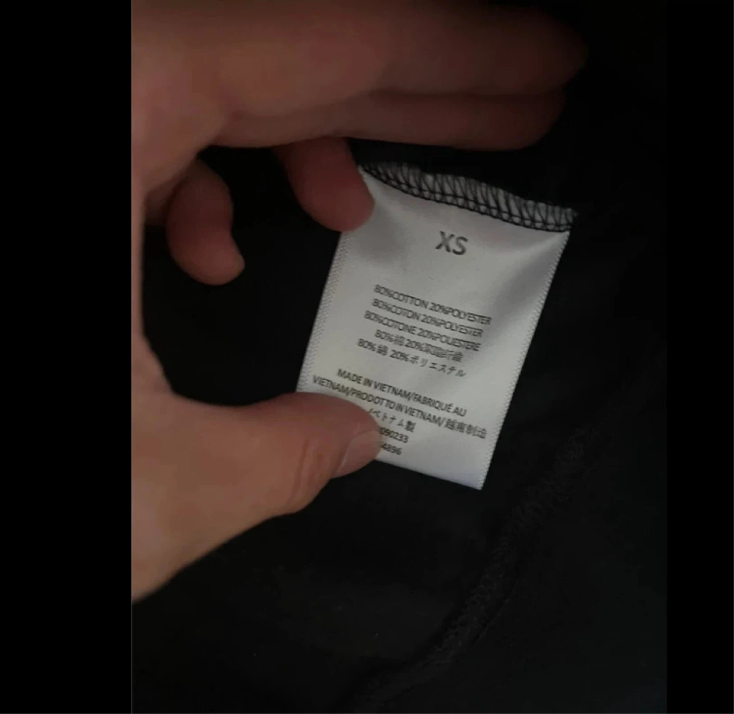 Fear of God Essentials Black Hoodie XS - photo 3