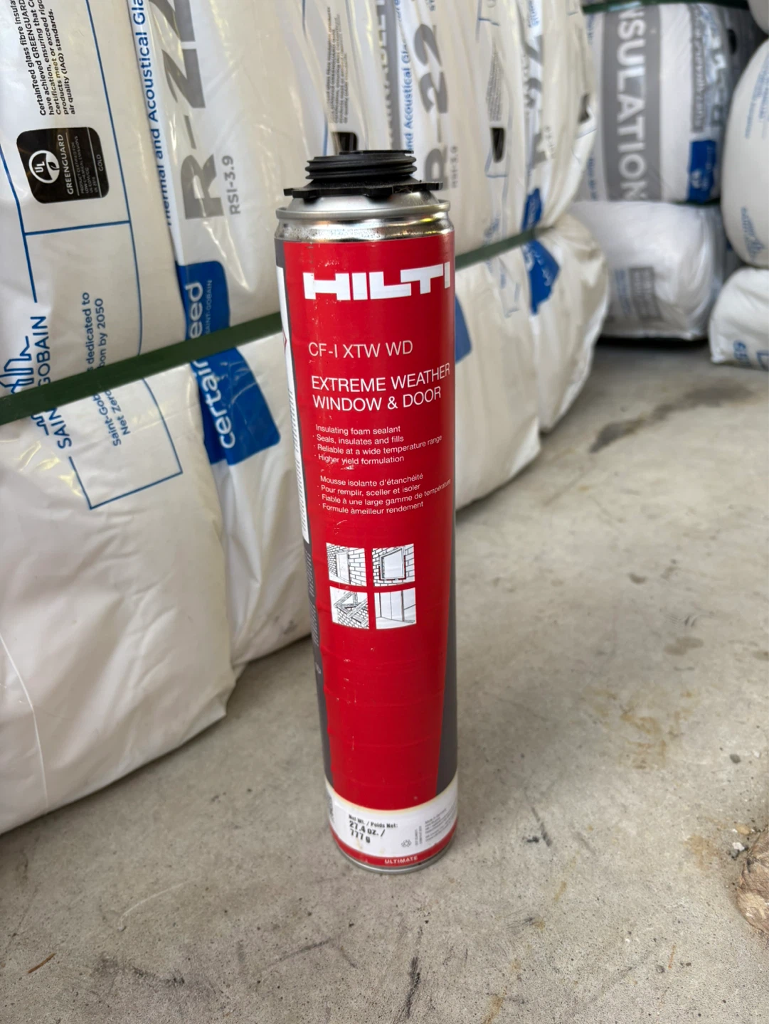 Hilti foam 12 packs