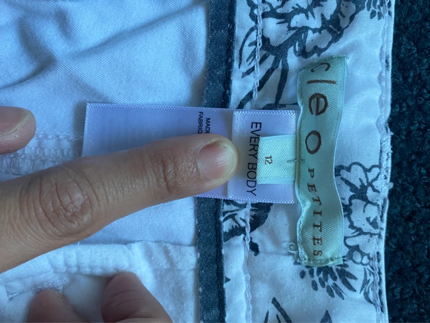 Cleo Petites White Pants Size 12🌱 - photo 5