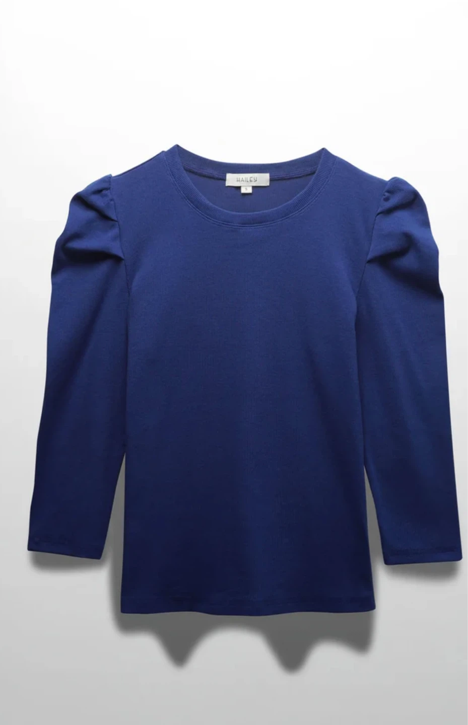 Hailey Blue Puff Sleeve Top - Size S