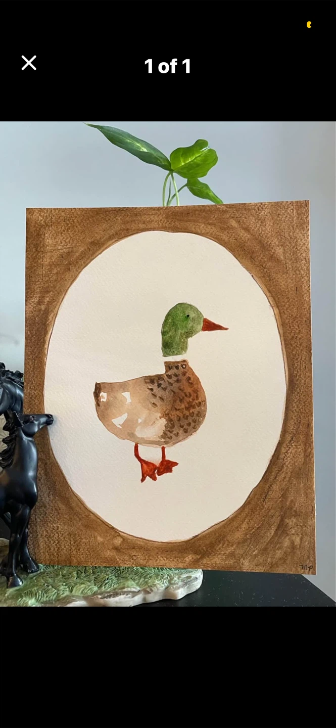 Watercolor Bird paintings - photo 3