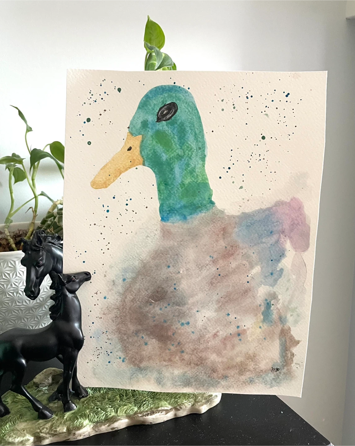 Watercolor Bird paintings - photo 4