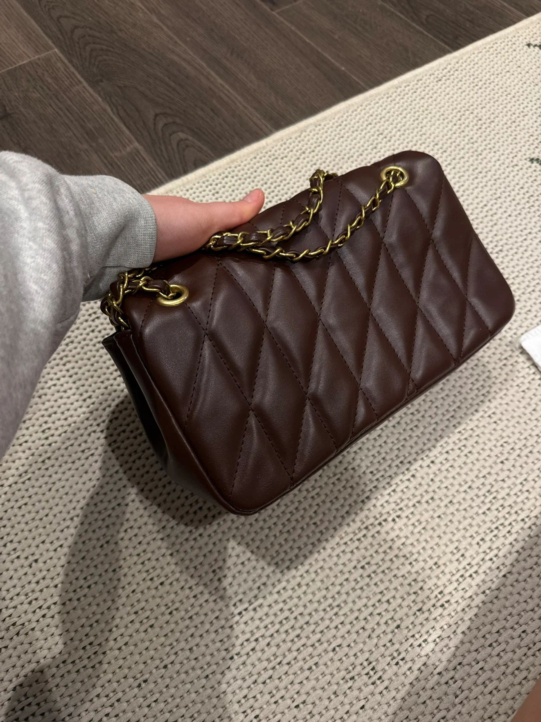 Coach Shoulder Bag - Dark Brown Quilted Leather - photo 3