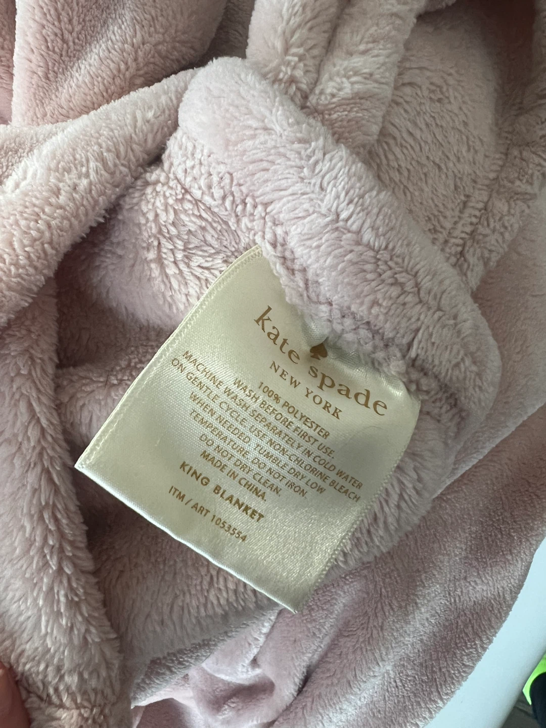 Kate Spade King Fleece Blanket - photo 3