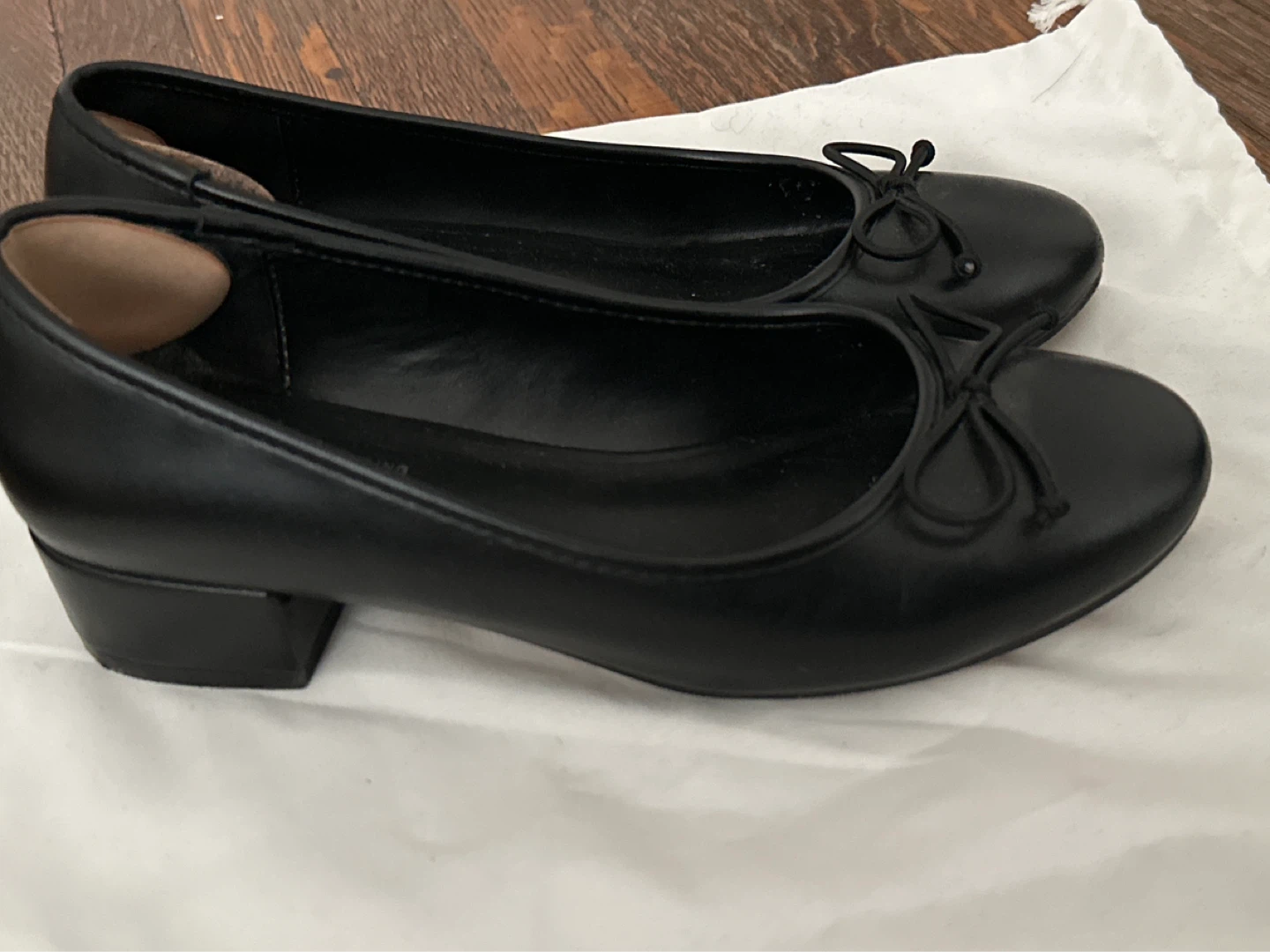 Call It Spring Black Ballet Heels - Size 6