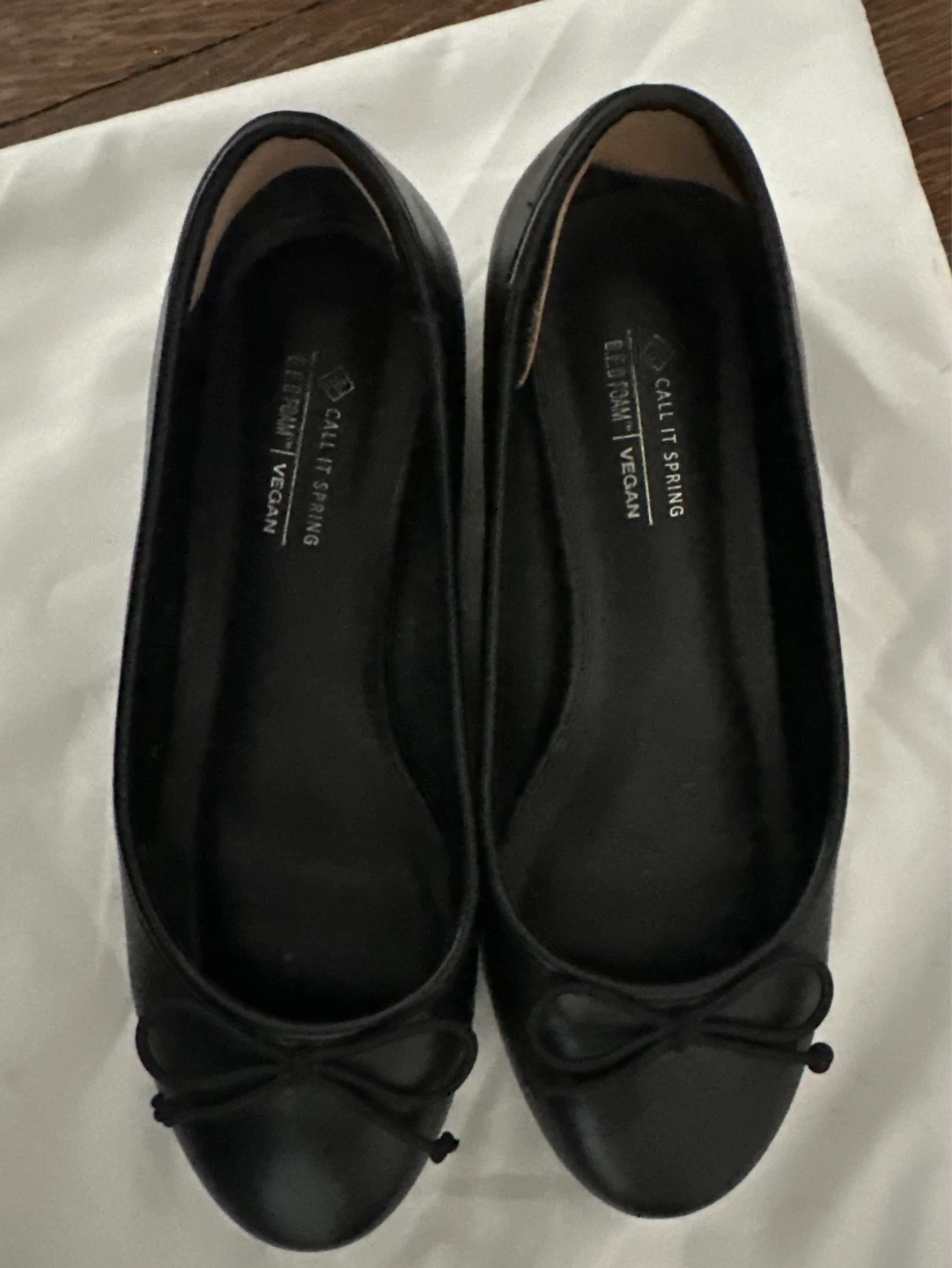 Call It Spring Black Ballet Heels - Size 6 - photo 2