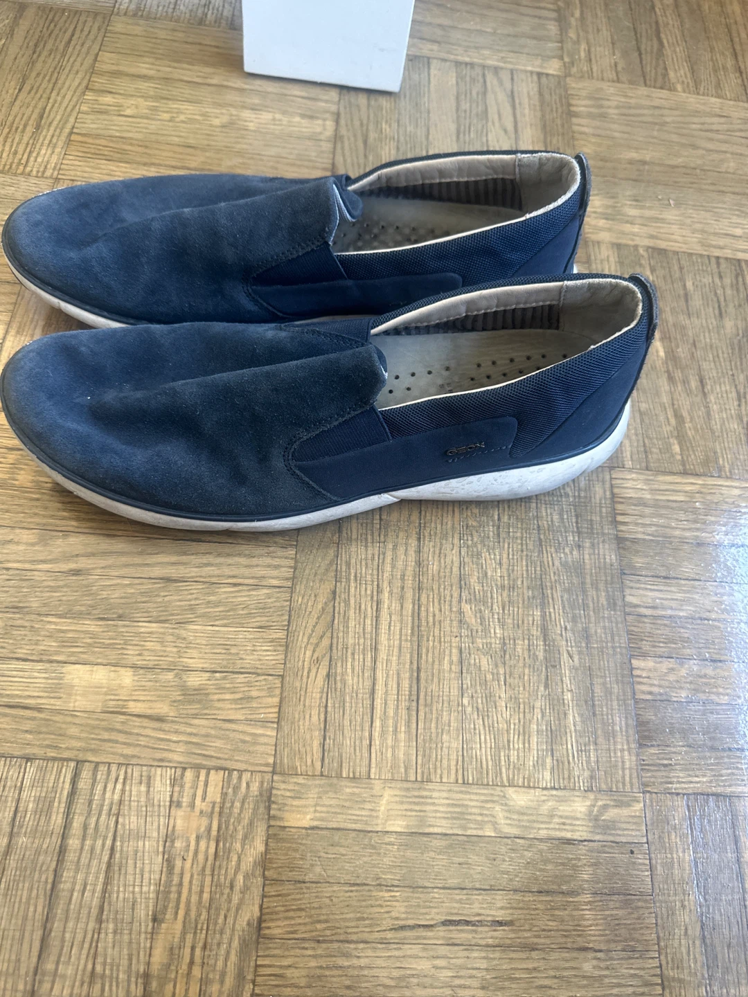 Geox Respira Navy Slip-On Shoes - Men's Size 11 (EUR 44)