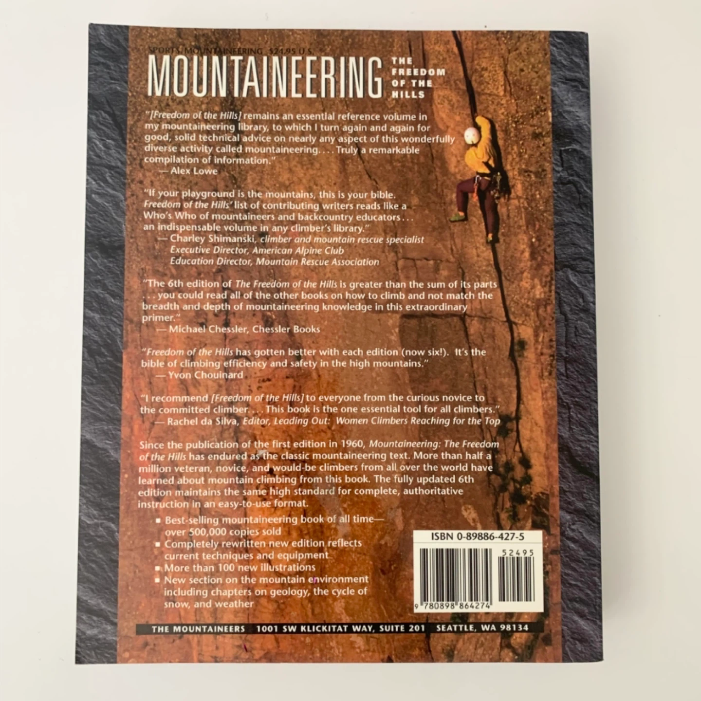 Mountaineering Book Freedom of the Hills Climbing Guide Books - photo 5
