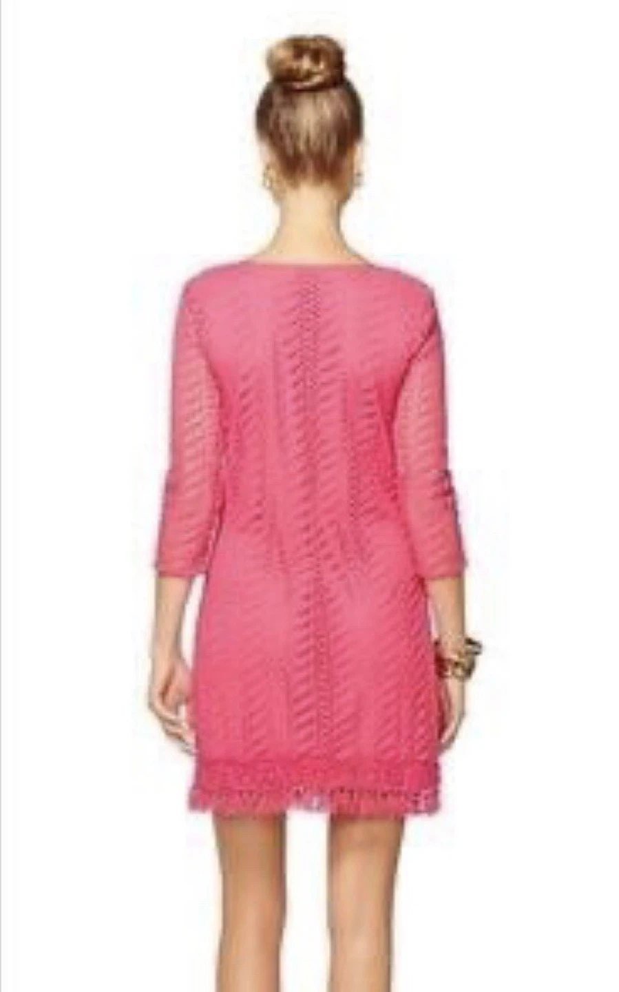 🌱Lilly Pulitzer Pink Crochet Tunic Dress - photo 2