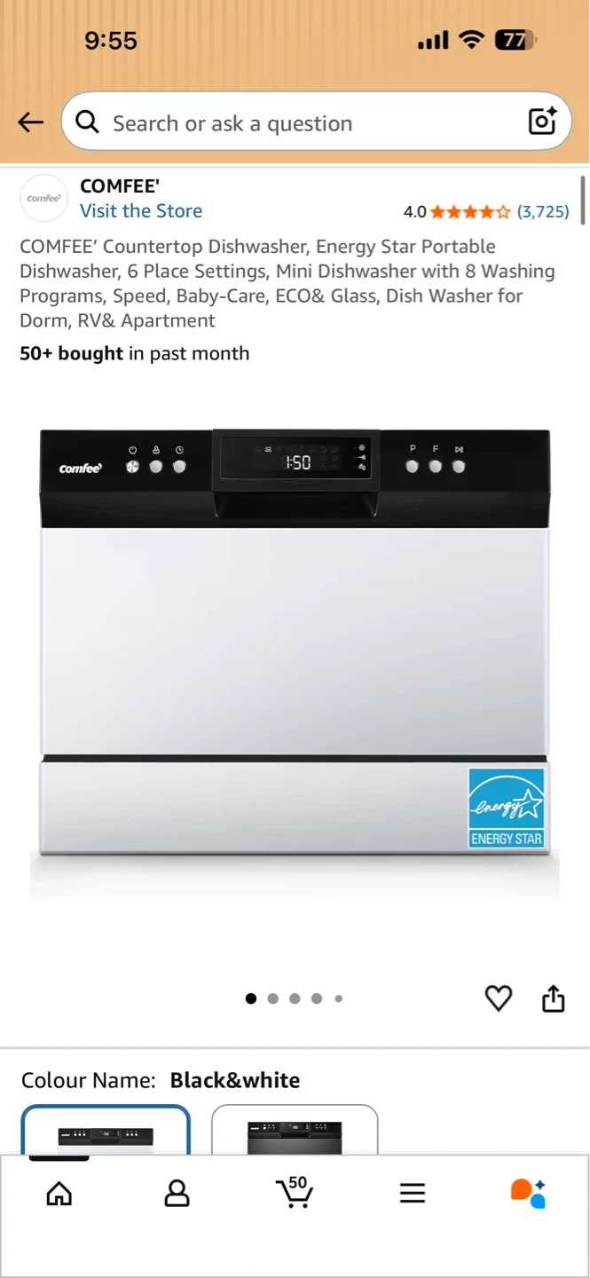 Comfee Countertop Dishwasher - photo 2