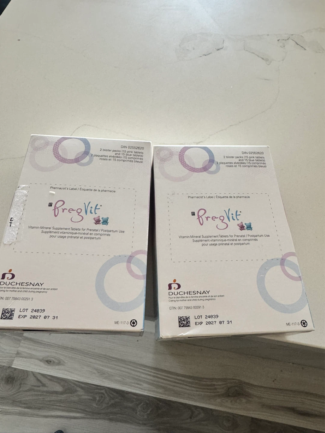 2x Duchesnay PregVit Vitamin-Mineral Supplement Tablets - photo 2