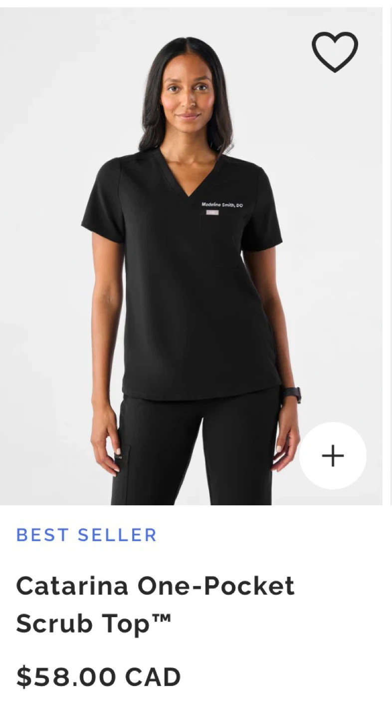 FIGS Catarina One-Pocket Scrub Top and bottom. - photo 3