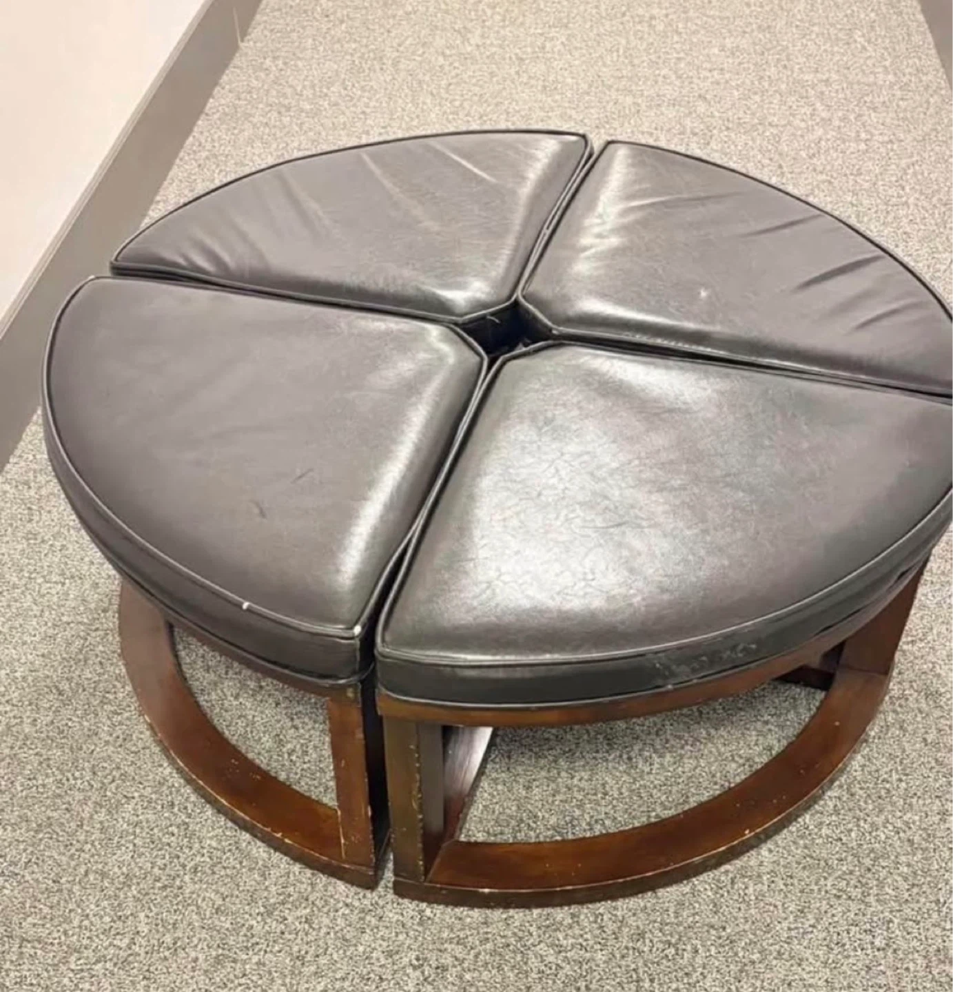 Set of 4 Modular Ottomans - photo 4