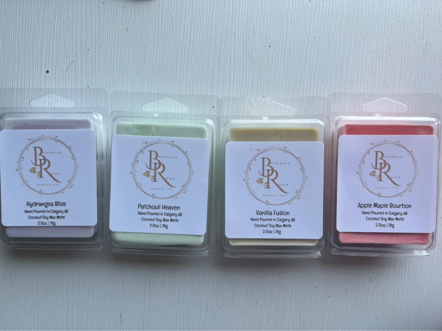 Bohemian Rose Candle Co. Wax Melts - 4 Scents