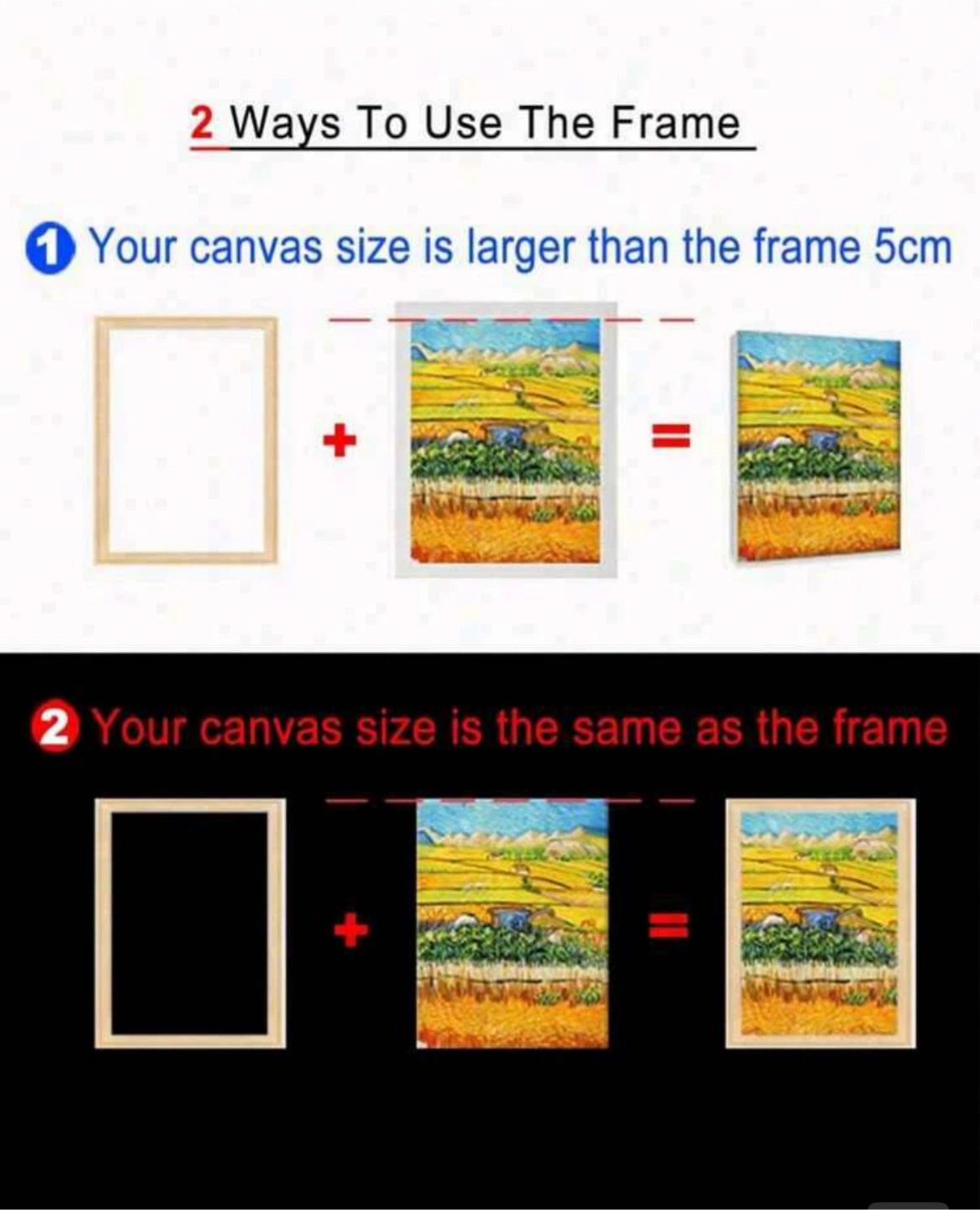 3 wooden frames with Wall Art Prints - photo 4