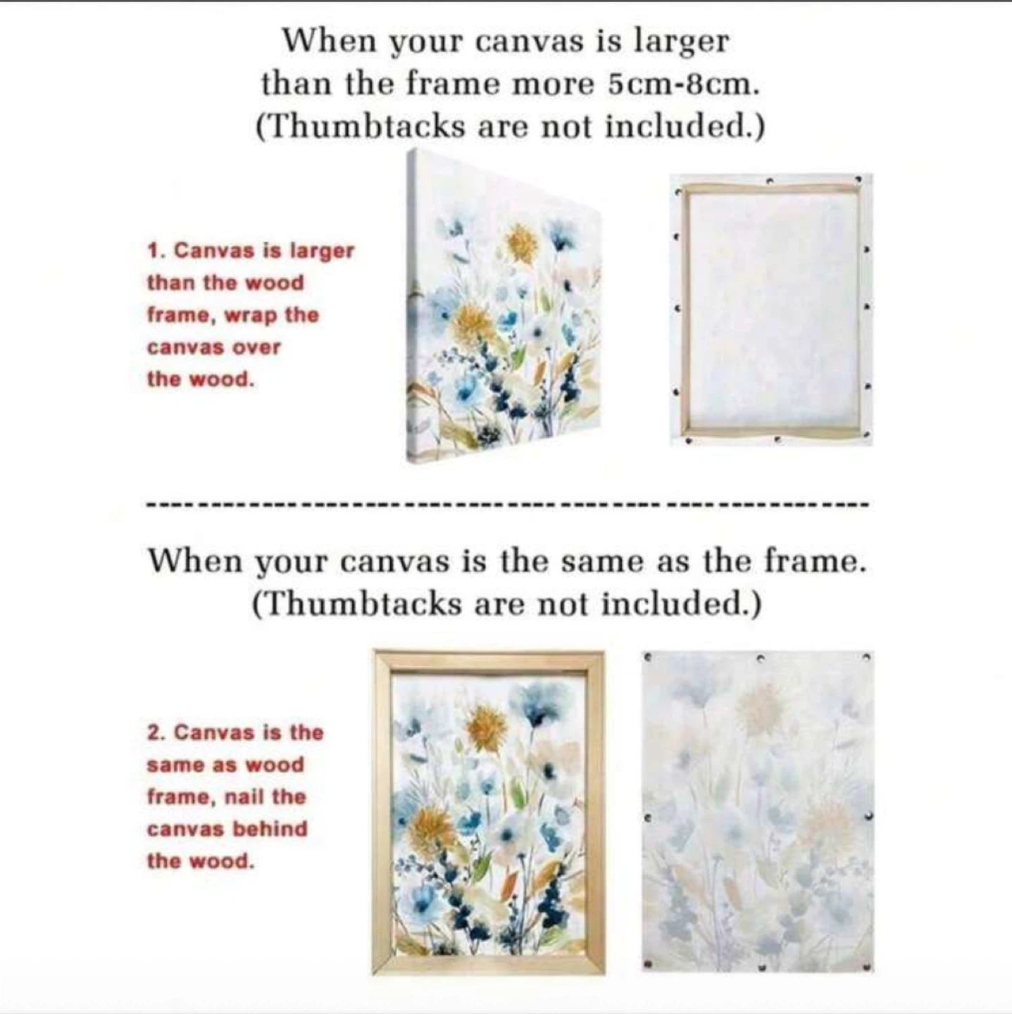 3 wooden frames with Wall Art Prints - photo 2