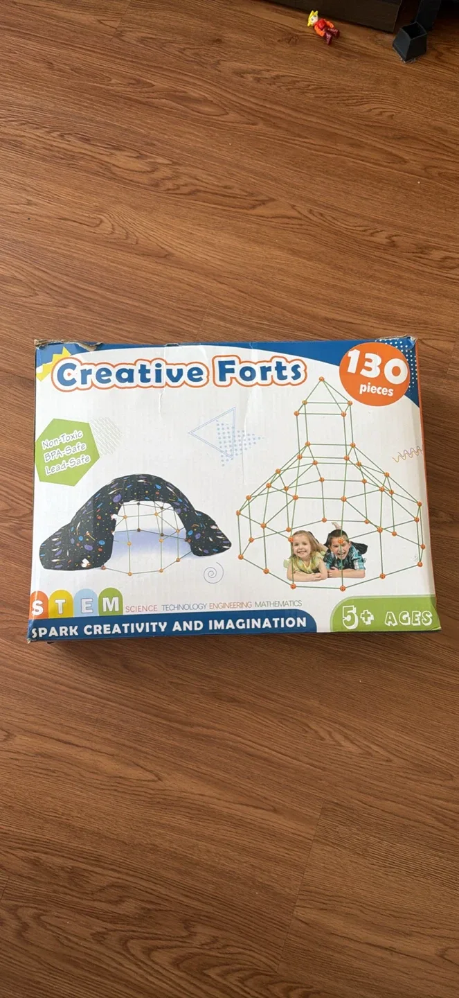 Creative Forts Building Kit - 130 Pieces