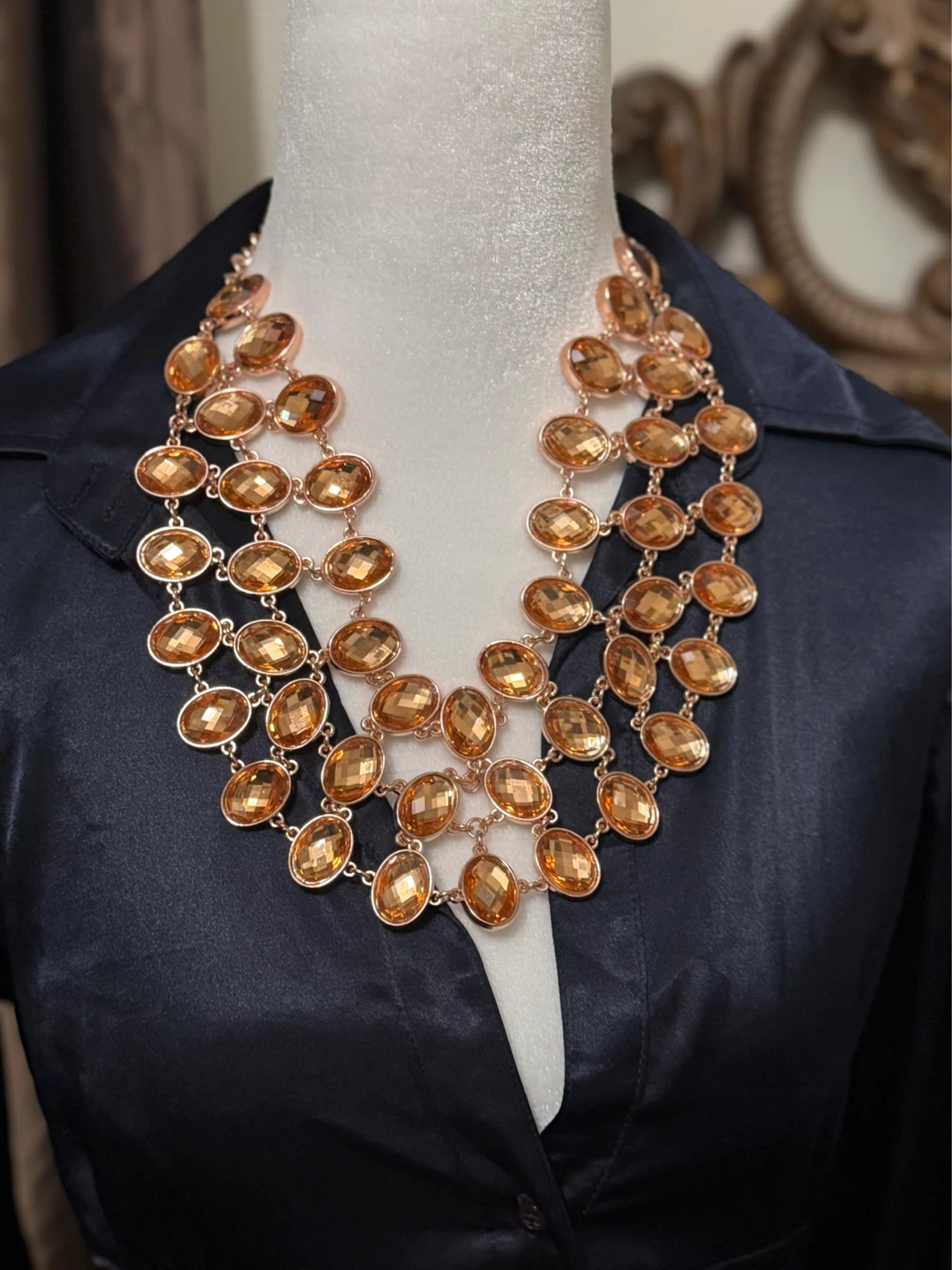 🌱Statement Gem Necklace