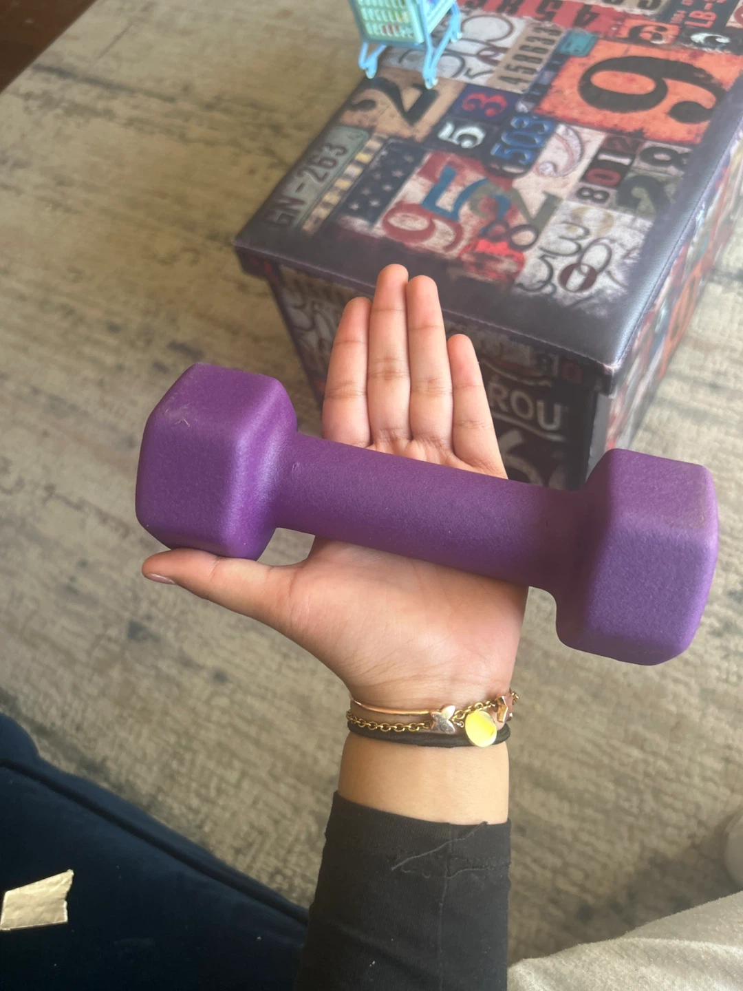 Purple 5lb Dumbbells (Pair) - photo 3