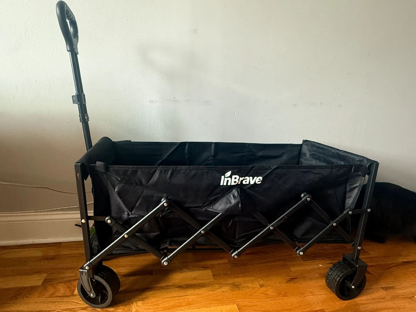 InBrave Black Folding Outdoor Wagon - carrito de compras