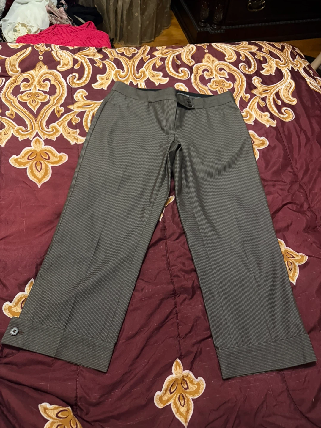 🌱Express Design Studio Striped Wide-Leg Pants Size 6 - photo 2