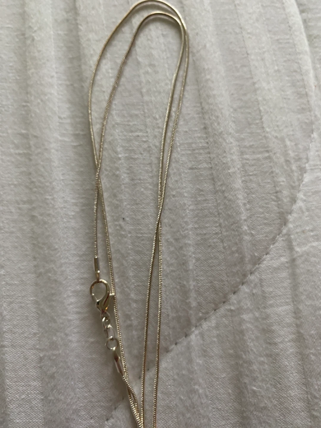 Sterling silver 925 , 30inches long with pendant. - photo 3