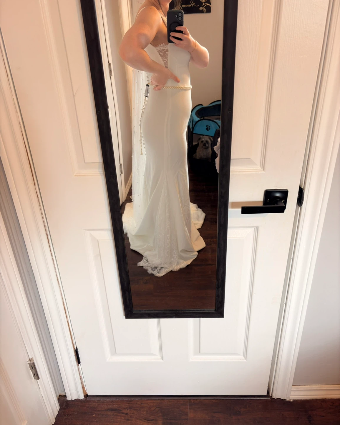 Wedding Dress with Pearl Veil - photo 2